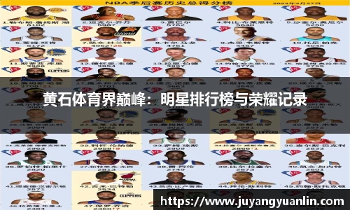 黄石体育界巅峰：明星排行榜与荣耀记录